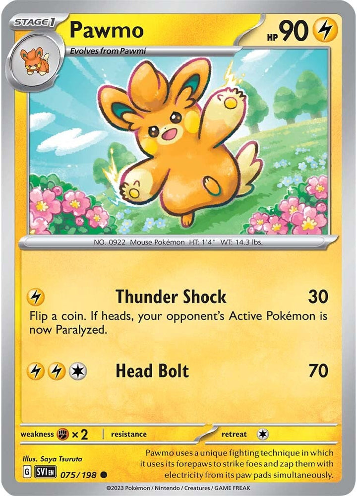 Pokemon | Pawmo (075/198) [Scarlet & Violet: Base Set] | The Nerd Merchant