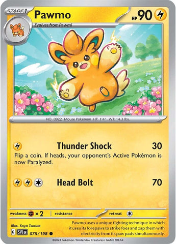 Pokemon | Pawmo (075/198) [Scarlet & Violet: Base Set] | The Nerd Merchant