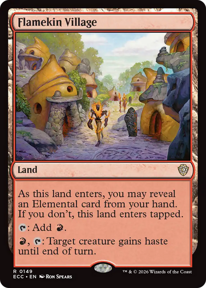 Magic | Flamekin Village [Lorwyn Eclipsed Commander] | The Nerd Merchant