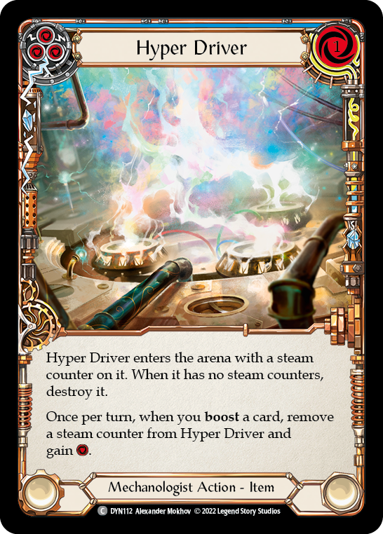 Flesh and Blood TCG | Hyper Driver (Blue) [DYN112] (Dynasty) | The Nerd Merchant