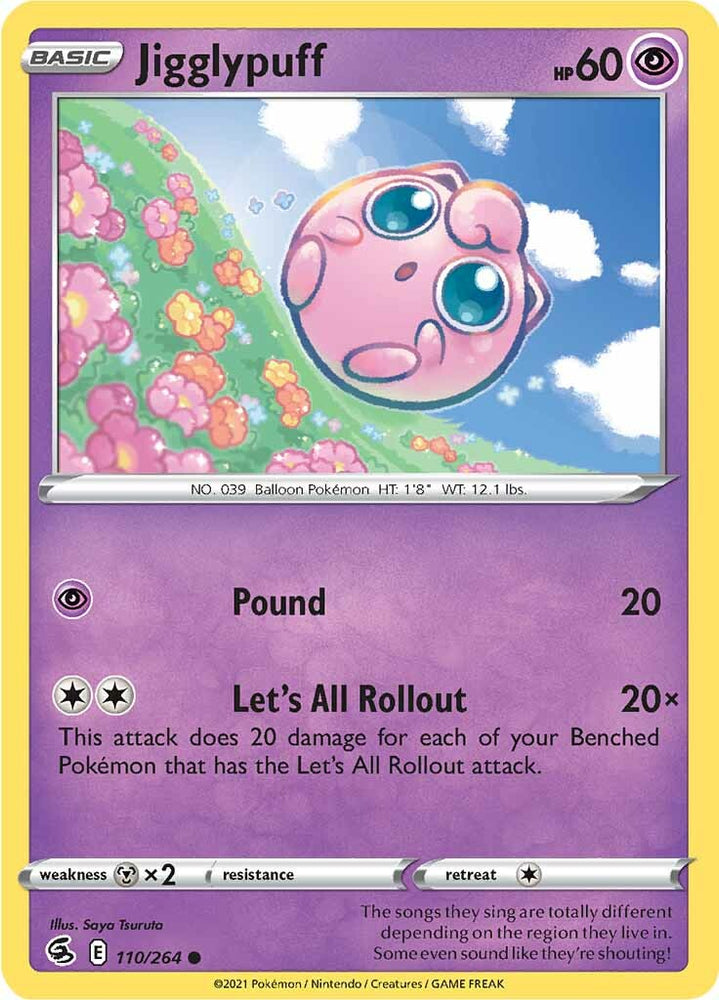 Pokemon | Jigglypuff (110/264) [Sword & Shield: Fusion Strike] | The Nerd Merchant