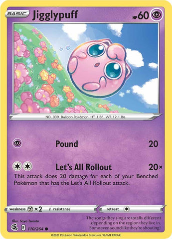 Pokemon | Jigglypuff (110/264) [Sword & Shield: Fusion Strike] | The Nerd Merchant