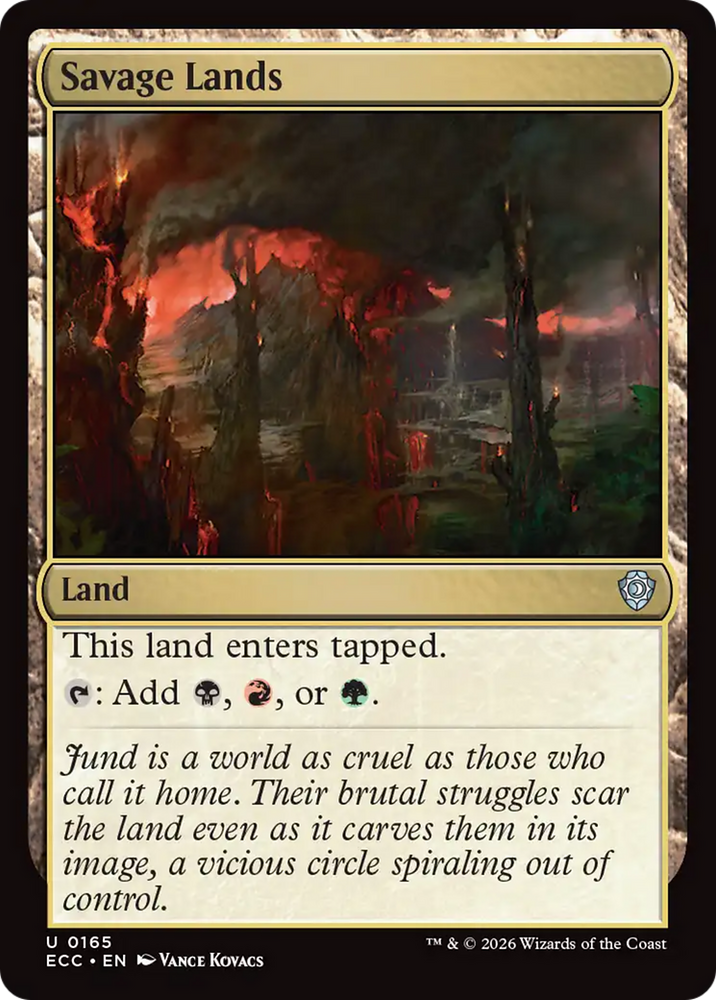 Magic | Savage Lands [Lorwyn Eclipsed Commander] | The Nerd Merchant