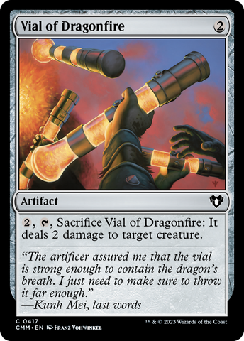 Magic | Vial of Dragonfire [Commander Masters] | The Nerd Merchant