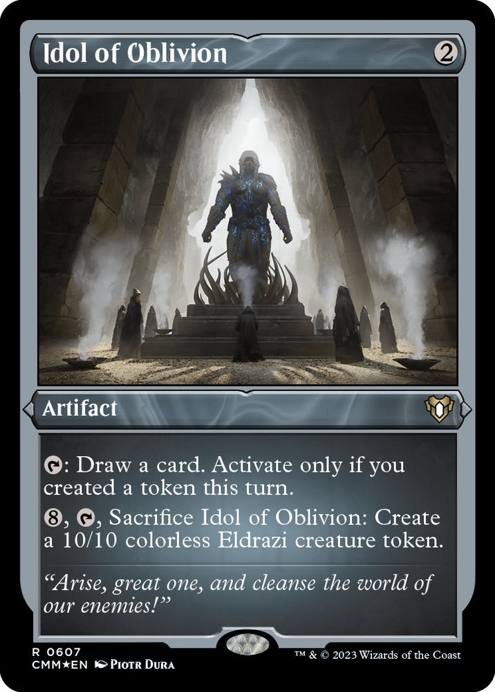 Magic | Idol of Oblivion (Foil Etched) [Commander Masters] | The Nerd Merchant