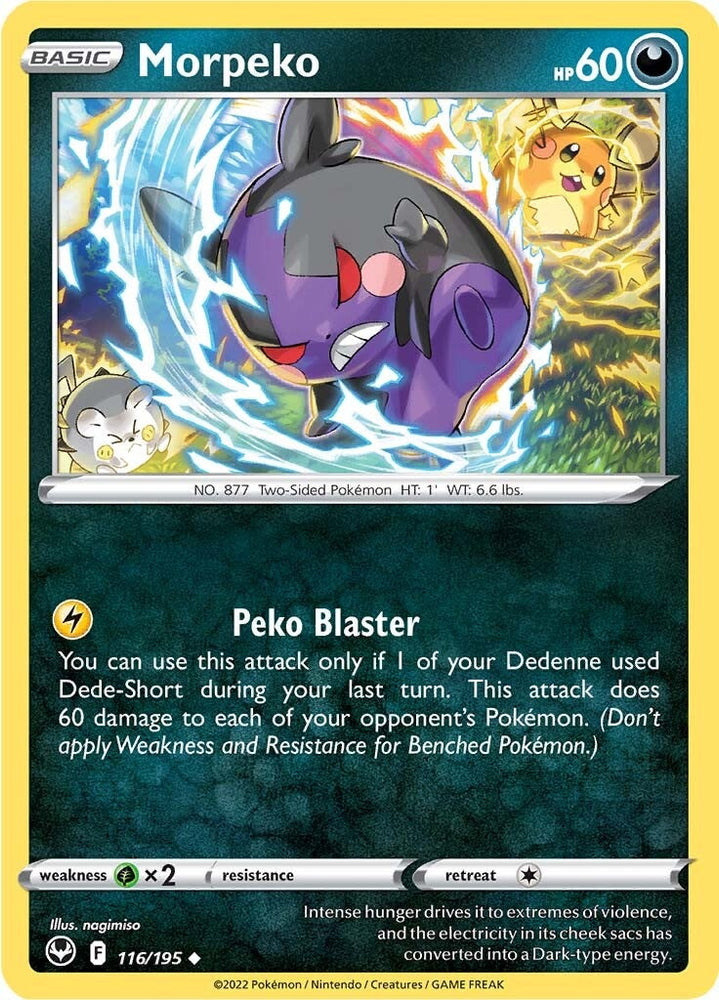 Pokemon | Morpeko (116/195) [Sword & Shield: Silver Tempest] | The Nerd Merchant