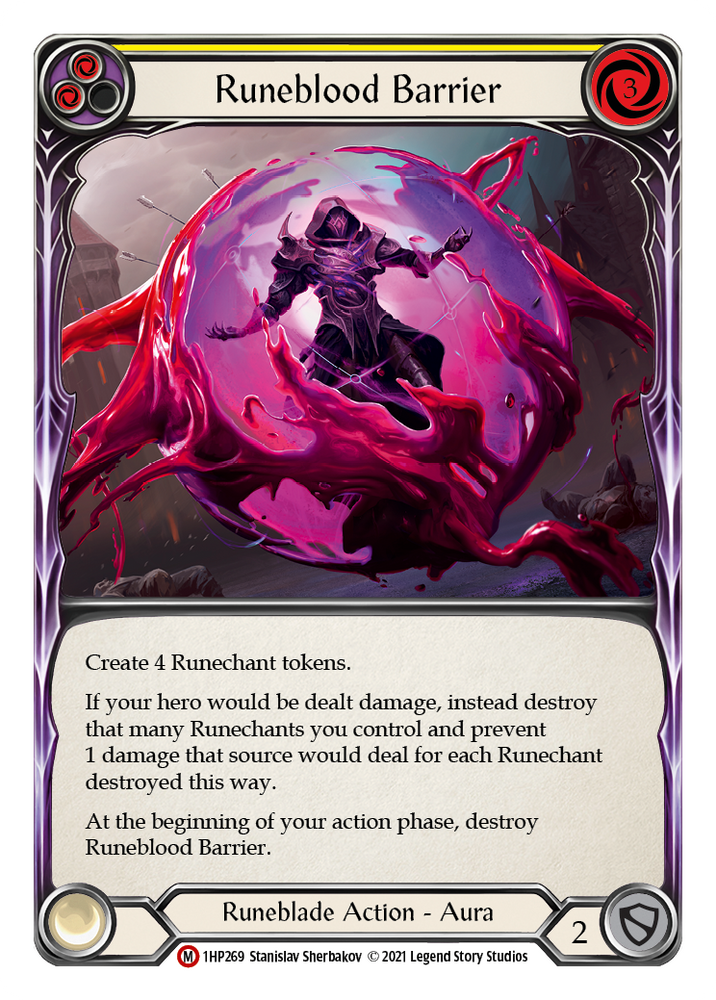 Flesh and Blood TCG | Runeblood Barrier [1HP269] (History Pack 1) | The Nerd Merchant