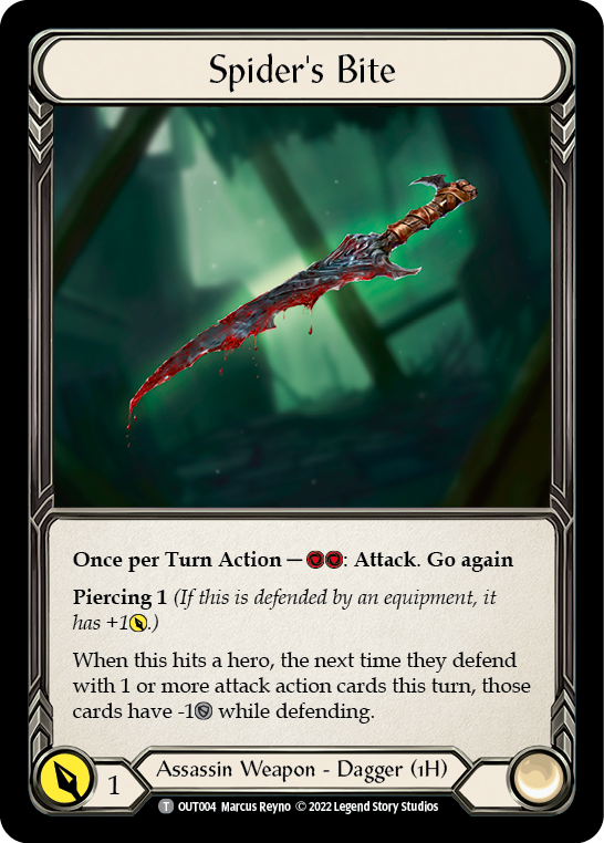 Flesh and Blood TCG | Spider's Bite [OUT004] (Outsiders) | The Nerd Merchant