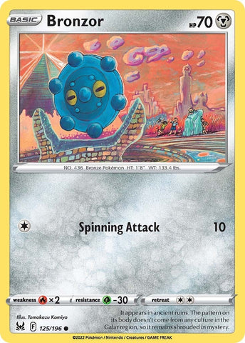 Pokemon | Bronzor (125/196) [Sword & Shield: Lost Origin] | The Nerd Merchant