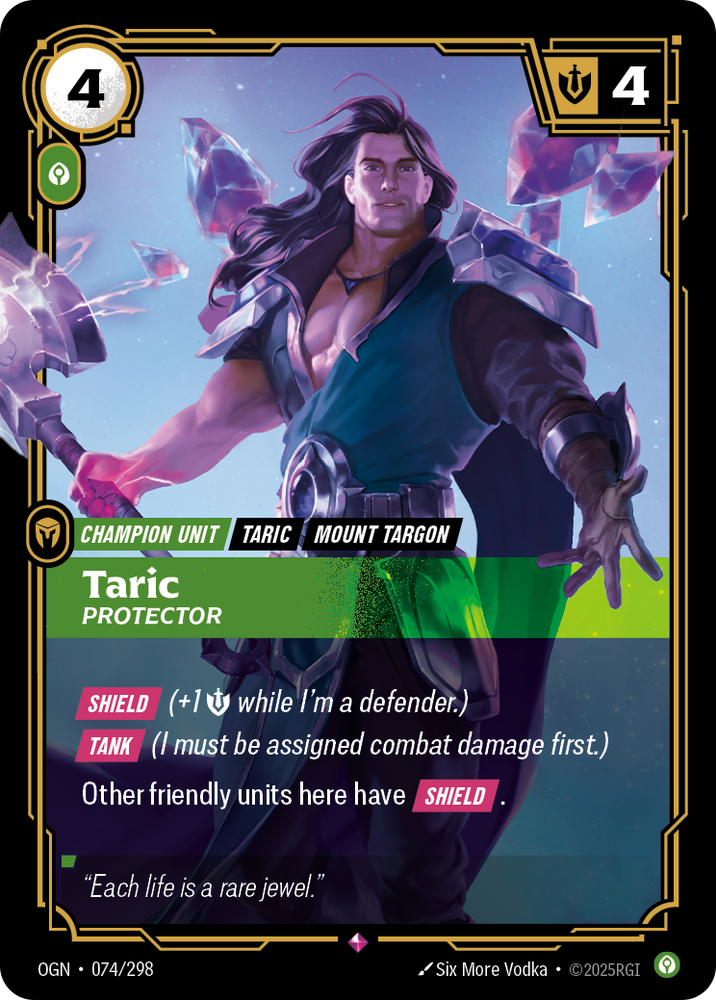 Taric, Protector (Foil) - Origins #74