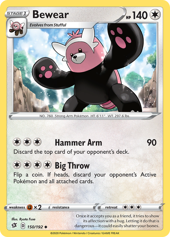Pokemon | Bewear (150/192) [Sword & Shield: Rebel Clash] | The Nerd Merchant