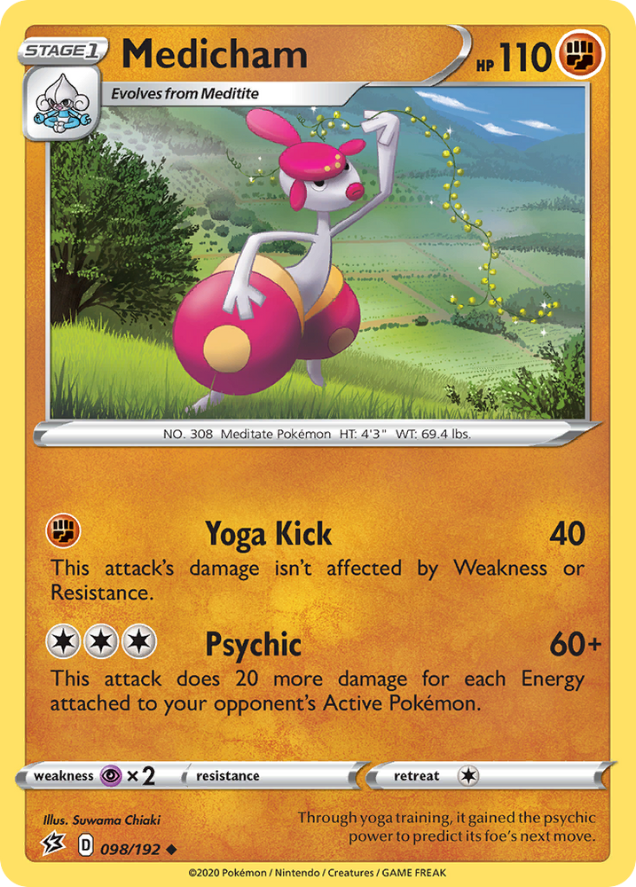 Pokemon | Medicham (098/192) [Sword & Shield: Rebel Clash] | The Nerd Merchant