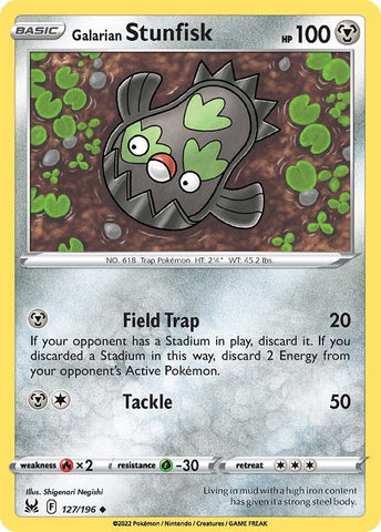 Pokemon | Galarian Stunfisk (127/196) [Sword & Shield: Lost Origin] | The Nerd Merchant
