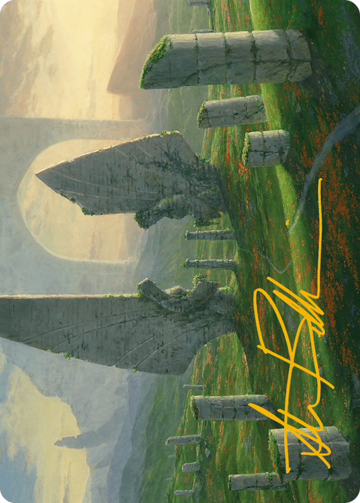 Magic | Monumental Henge Art Card (Gold-Stamped Signature) [Modern Horizons 3 Art Series] | The Nerd Merchant