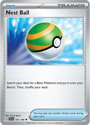 Pokemon | Nest Ball (181/198) [Scarlet & Violet: Base Set] | The Nerd Merchant