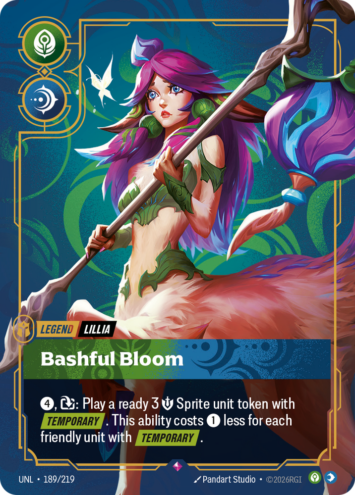 Lillia - Bashful Bloom (Foil) - Unleashed (189/219)