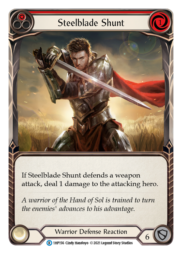 Flesh and Blood TCG | Steelblade Shunt (Red) [1HP156] (History Pack 1) | The Nerd Merchant