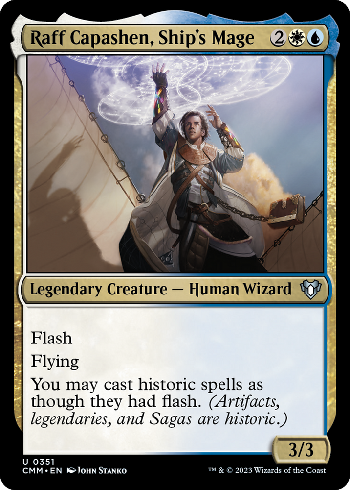 Magic | Raff Capashen, Ship's Mage [Commander Masters] | The Nerd Merchant