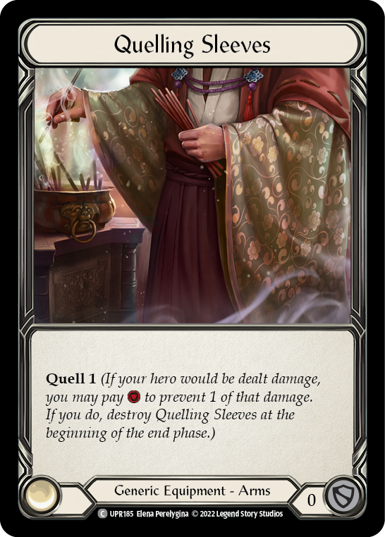 Flesh and Blood TCG | Quelling Sleeves [UPR185] (Uprising) | The Nerd Merchant