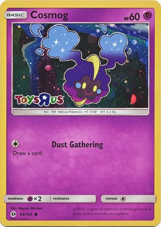 Pokemon | Cosmog (64/149) (Toys R Us Promo) [Sun & Moon: Base Set] | The Nerd Merchant