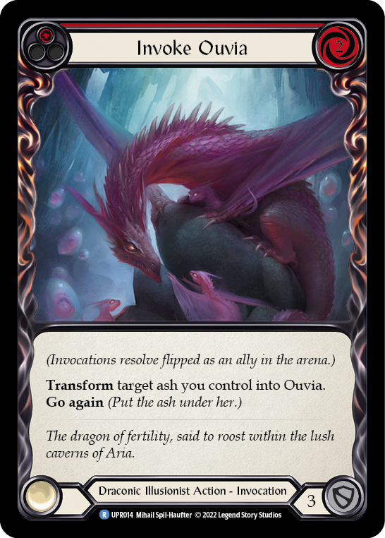 Flesh and Blood TCG | Invoke Ouvia // Ouvia [UPR014] (Uprising) | The Nerd Merchant