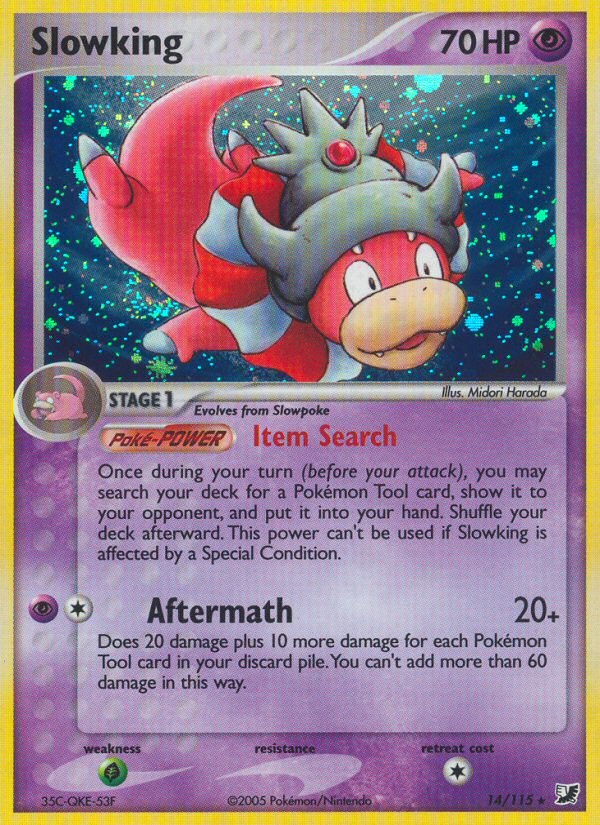 Pokemon | Slowking (14/115) [EX: Unseen Forces] | The Nerd Merchant