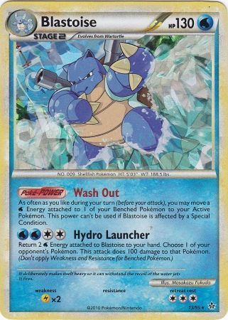 Pokemon | Blastoise (13/95) (Cracked Ice Holo) [HeartGold & SoulSilver: Unleashed] | The Nerd Merchant