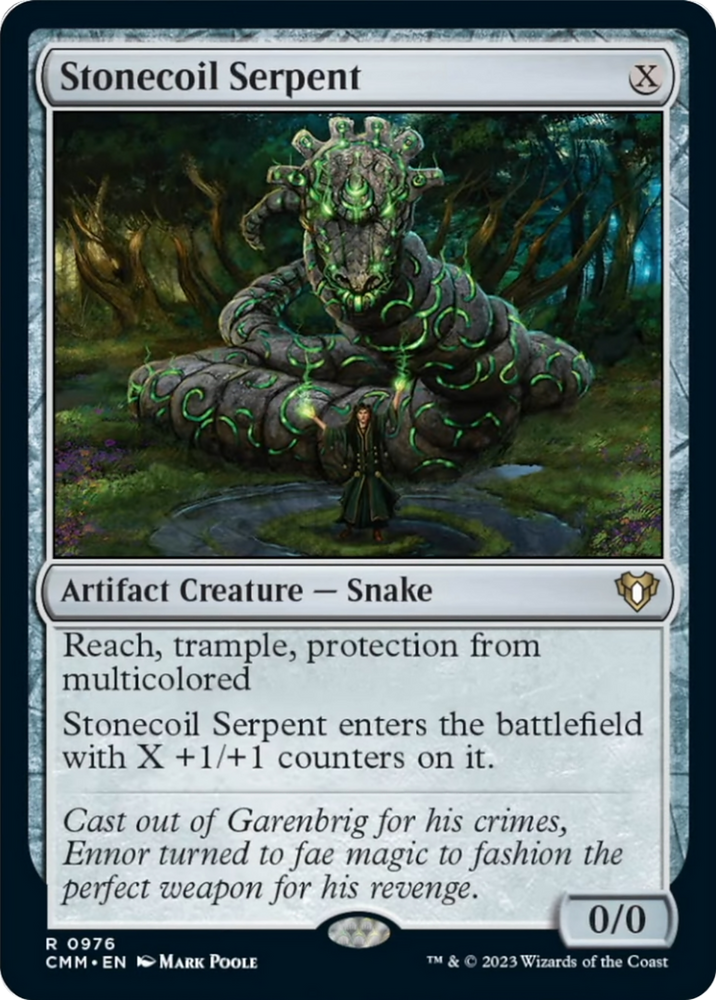 Magic | Stonecoil Serpent [Commander Masters] | The Nerd Merchant
