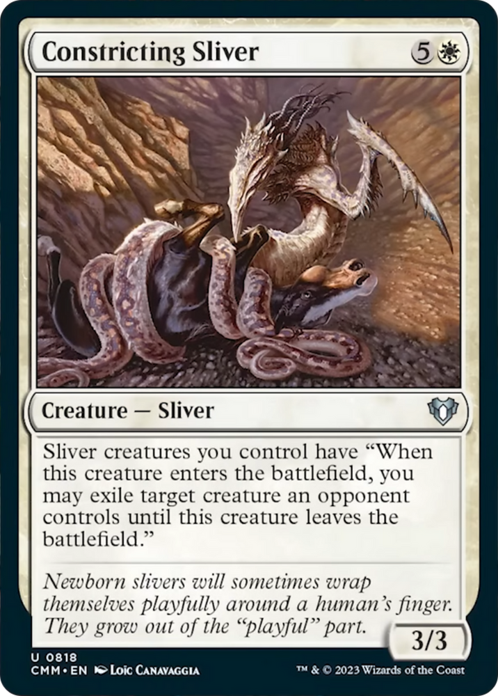 Magic | Constricting Sliver [Commander Masters] | The Nerd Merchant