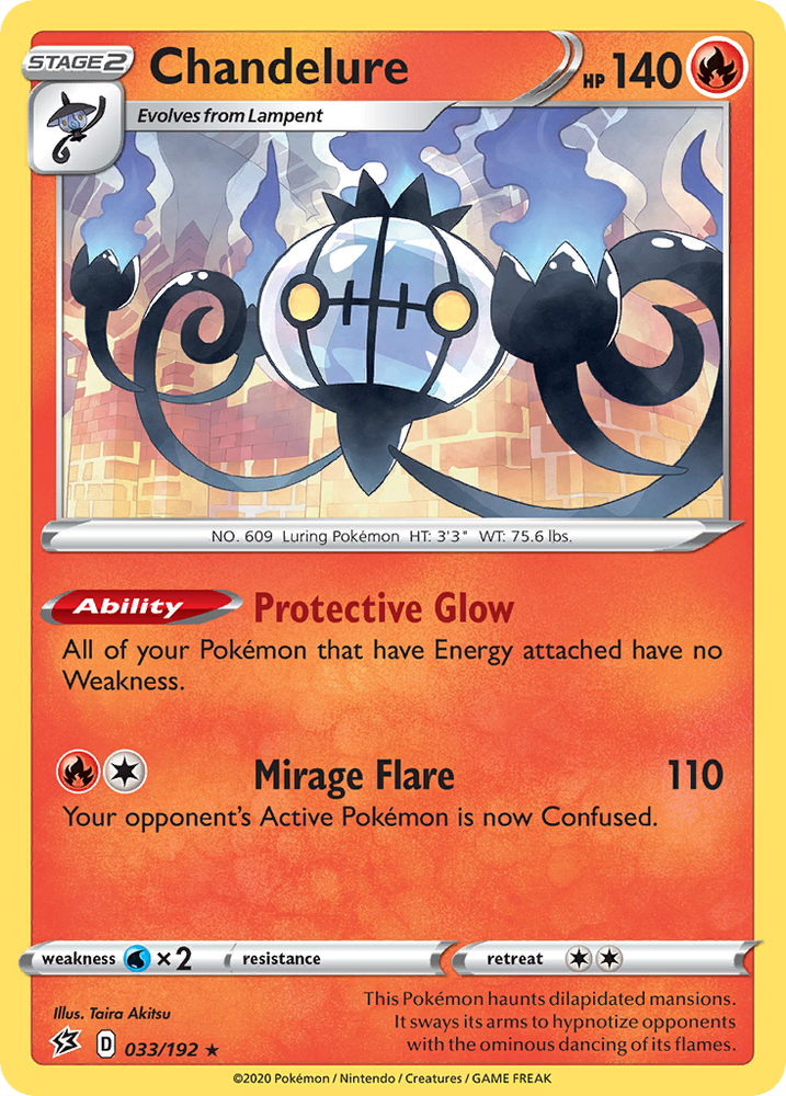Pokemon | Chandelure (033/192) [Sword & Shield: Rebel Clash] | The Nerd Merchant