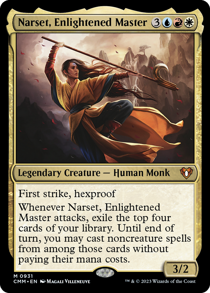 Magic | Narset, Enlightened Master [Commander Masters] | The Nerd Merchant