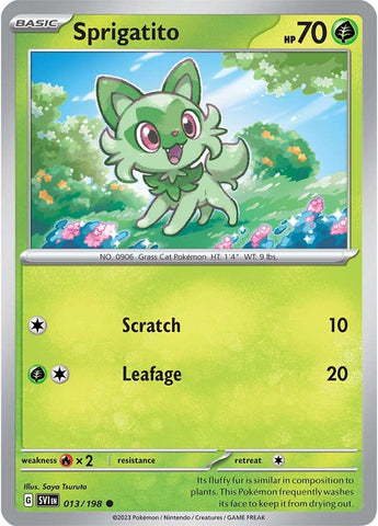 Pokemon | Sprigatito (013/198) [Scarlet & Violet: Base Set] | The Nerd Merchant