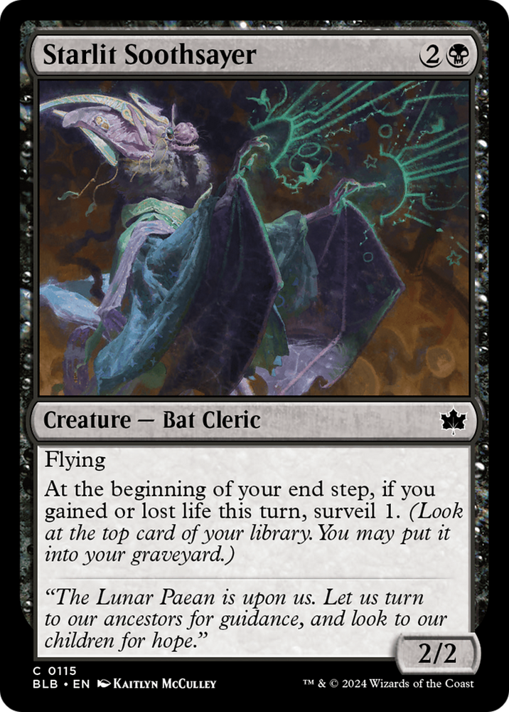Magic | Starlit Soothsayer [Bloomburrow] | The Nerd Merchant