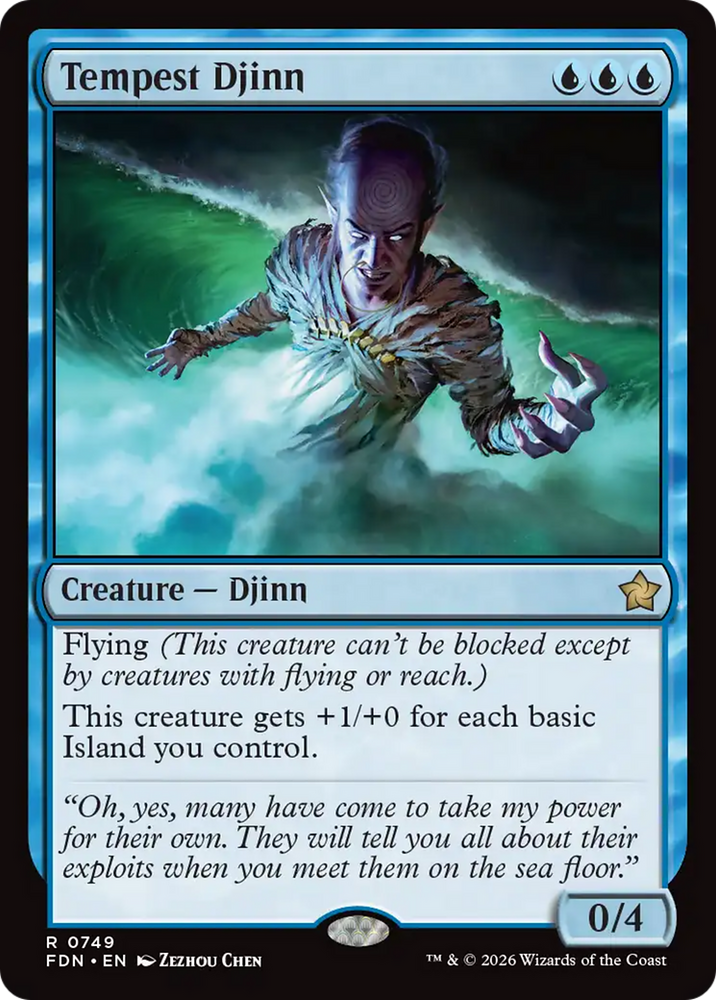 Tempest Djinn (0749) [Foundations]