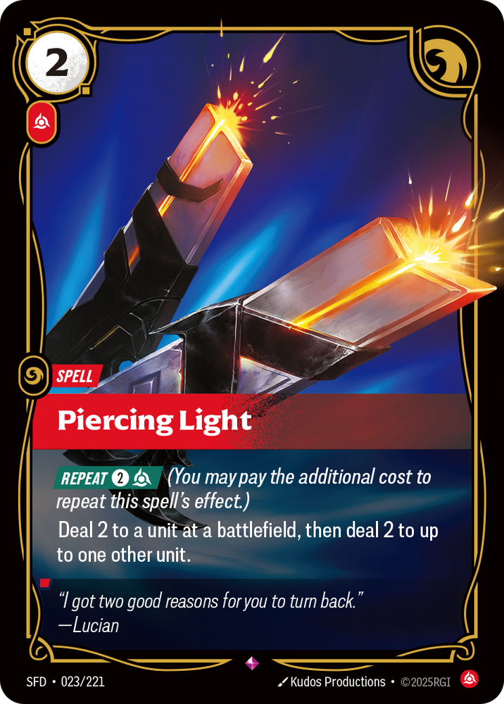 Piercing Light (Foil) - Spiritforged #23