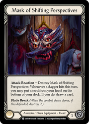 Flesh and Blood TCG | Mask of Shifting Perspectives [OUT140] (Outsiders) | The Nerd Merchant