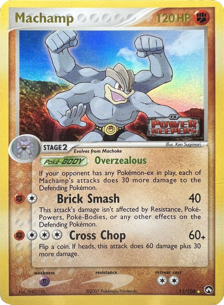 Pokemon | Machamp (11/108) (Stamped) [EX: Power Keepers] | The Nerd Merchant
