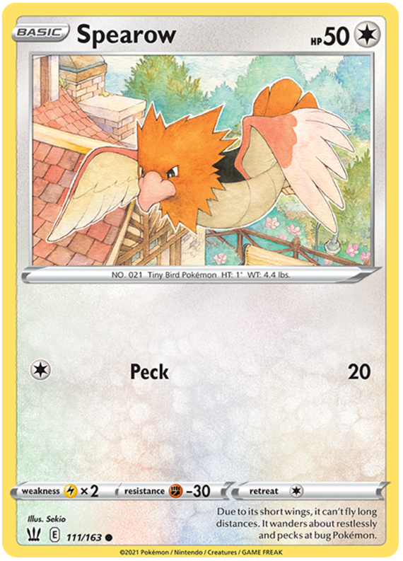 Pokemon | Spearow (111/163) [Sword & Shield: Battle Styles] | The Nerd Merchant
