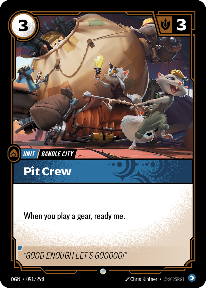 Pit Crew (Foil) - Origins #91