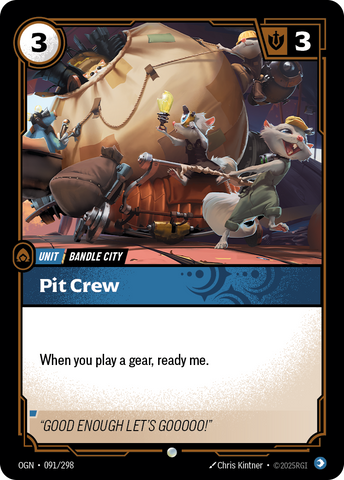 Pit Crew (Foil) - Origins #91