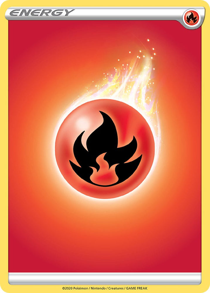 Pokemon | Fire Energy [Sword & Shield: Base Set] | The Nerd Merchant
