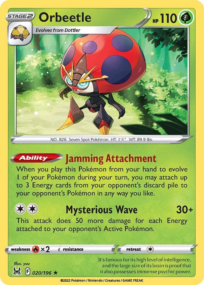 Pokemon | Orbeetle (020/196) [Sword & Shield: Lost Origin] | The Nerd Merchant