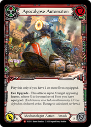 Flesh and Blood TCG | Apocalypse Automaton [TCC011] (Round the Table: TCC x LSS) | The Nerd Merchant
