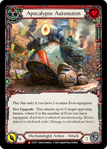 Flesh and Blood TCG | Apocalypse Automaton [TCC011] (Round the Table: TCC x LSS) | The Nerd Merchant