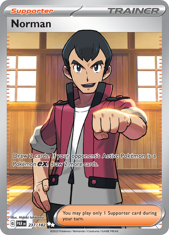 Pokemon | Norman (237/182) [Scarlet & Violet: Paradox Rift] | The Nerd Merchant