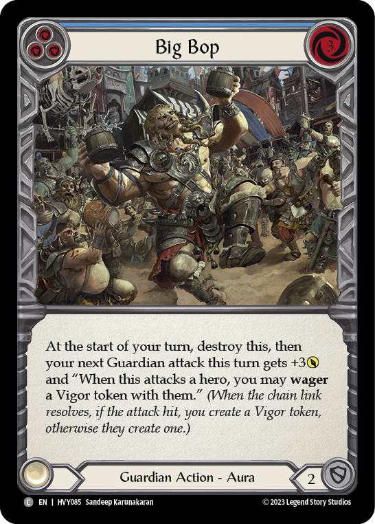 Flesh and Blood TCG | Big Bop (Blue) [HVY085] (Heavy Hitters) | The Nerd Merchant