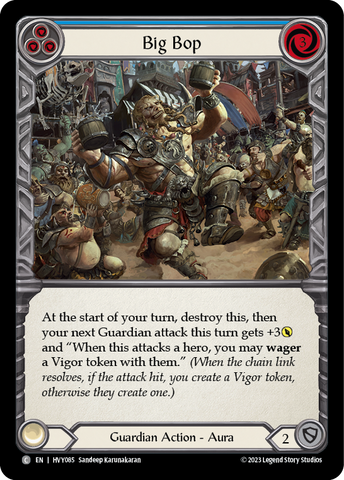 Flesh and Blood TCG | Big Bop (Blue) [HVY085] (Heavy Hitters) | The Nerd Merchant