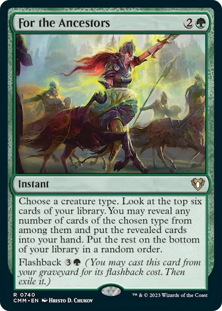 Magic | For the Ancestors [Commander Masters] | The Nerd Merchant