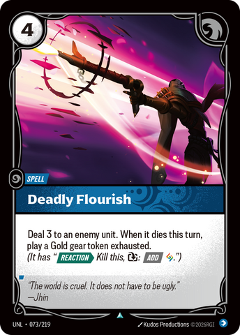Deadly Flourish - Unleashed (073/219)