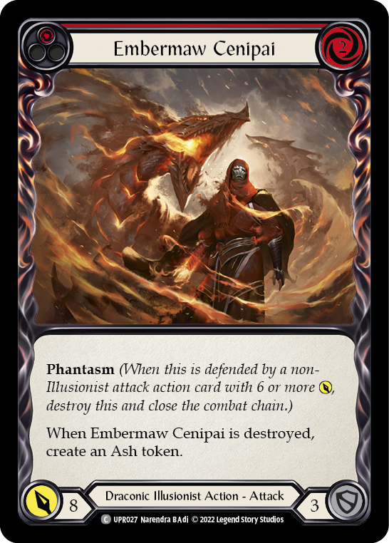 Flesh and Blood TCG | Embermaw Cenipai (Red) [UPR027] (Uprising) | The Nerd Merchant